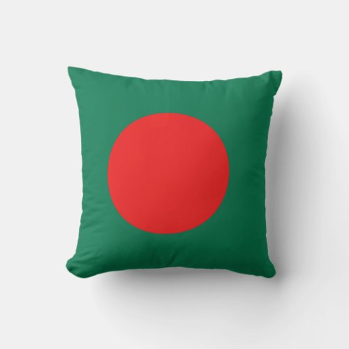 Bangladesh Flag x Flag Pillow