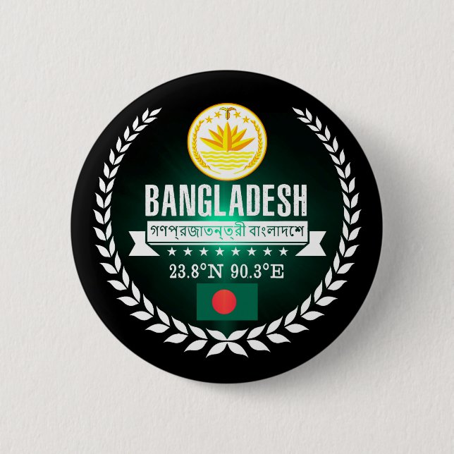 Bangladesh Pinback Button (Front)