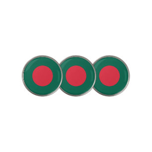 Bangladesh roundel country flag symbol army milita golf ball marker