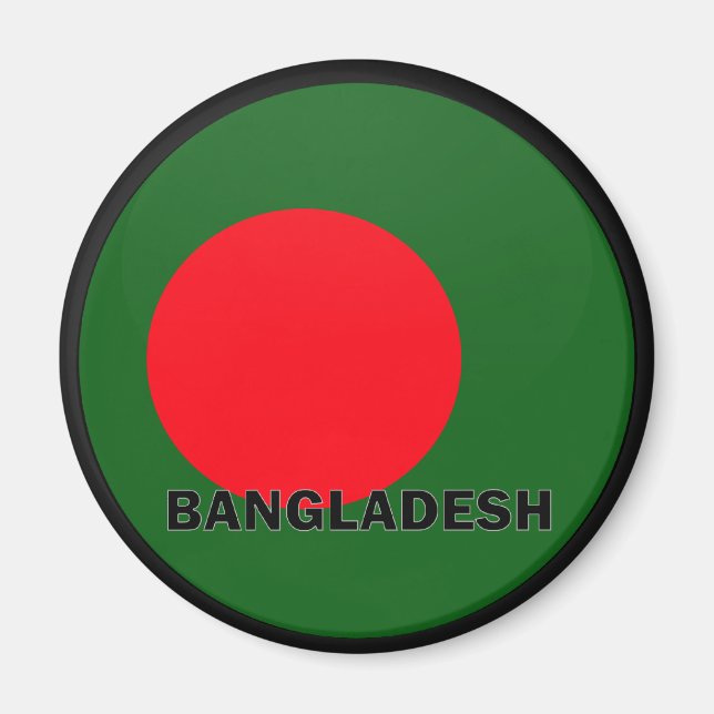 Bangladesh Roundel quality Flag Magnet (Front)