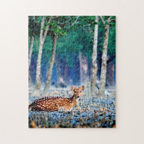 Bangladesh Sundarban Native Deer Jigsaws Jigsaw Puzzle