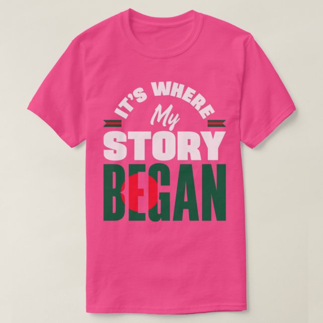 Bangladeshi Bangladesh Bangladeshi Flag Quote23 T-Shirt (Design Front)