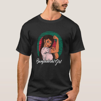 Bangladeshi Flag Bangladesh Bangladeshi Girl T-Shirt