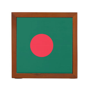 Bangladeshi Flag (Bangladesh) Desk Organizer