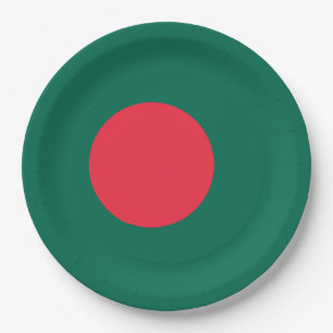 Bangladeshi Flag (Bangladesh) Paper Plates