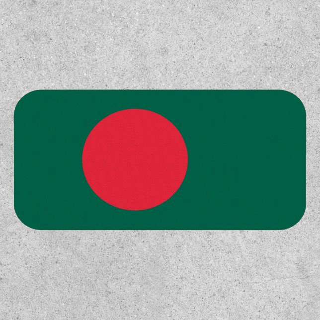 Bangladeshi Flag, Flag of Bangladesh Patch (Front)
