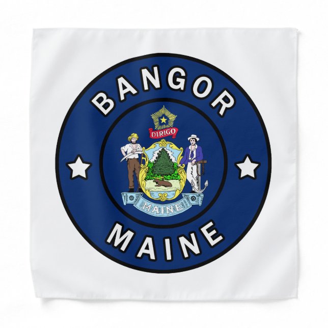 Bangor Maine Bandana (Front)