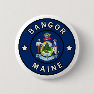 Bangor Maine Button