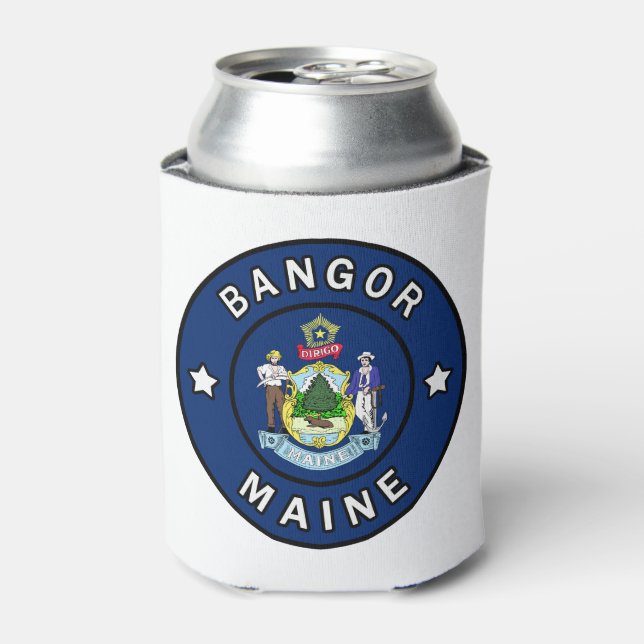 Bangor Maine Can Cooler (Can Front)