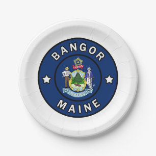 Bangor Maine Paper Plates