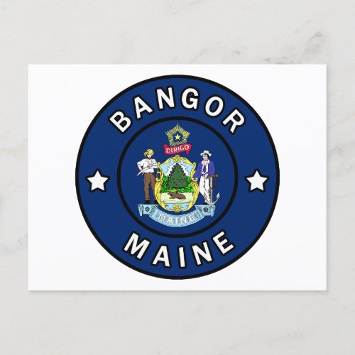 Bangor Maine Postcard