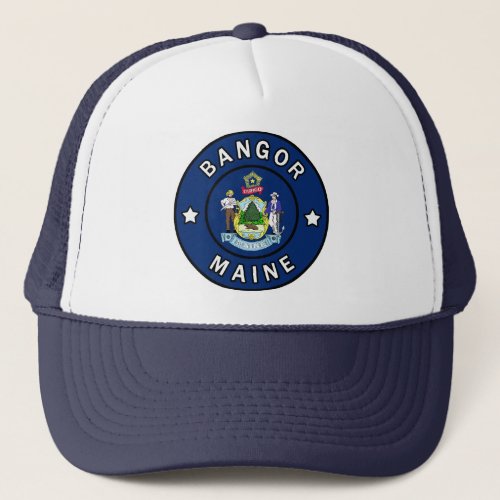 Bangor Maine Trucker Hat