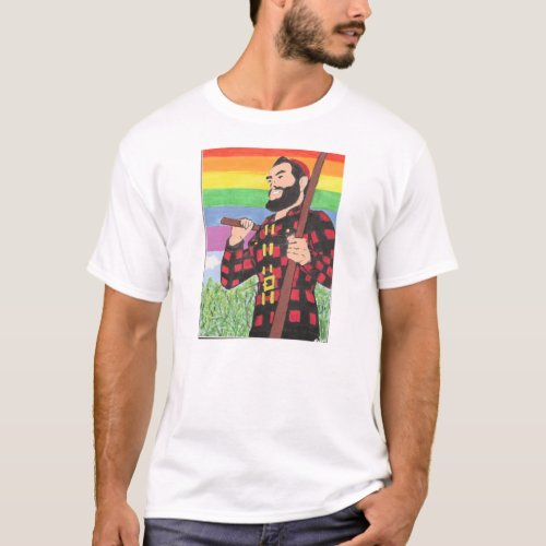 Bangor Pride Paul Bunyan T_Shirt