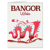 Bangor Wales Dragon poster (Front)