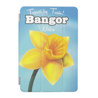 Bangor, Wales vintage Daffodil travel poster iPad Mini Cover