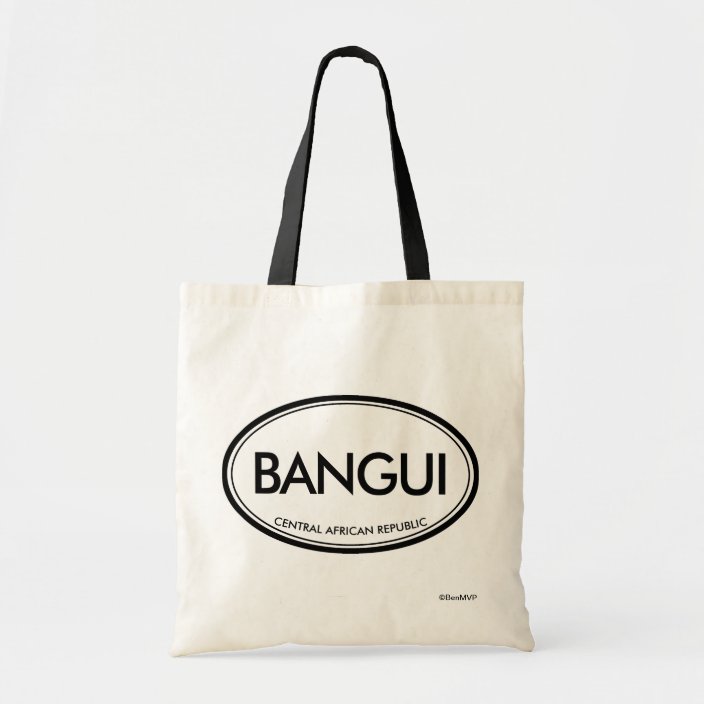 Bangui, Central African Republic Canvas Bag