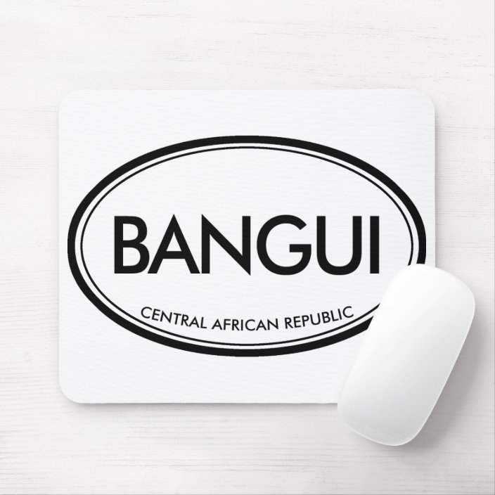 Bangui, Central African Republic Mouse Pad