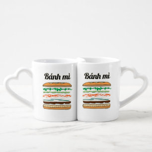 Banh Mi Vietnamese sandwich French bread baguette Coffee Mug Set