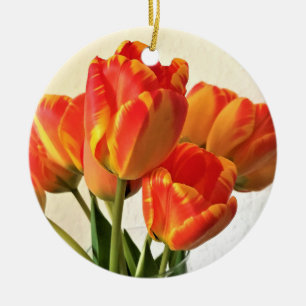 Banja Luka Tulips Ceramic Ornament