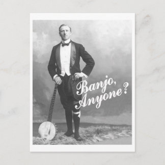Banjo Anyone Postcard