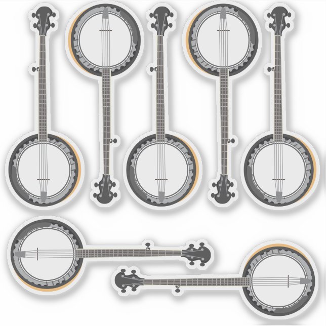 Banjo Banjo Banjo Sticker (Front)