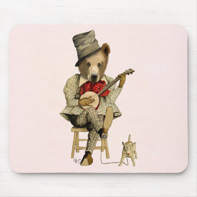 Banjo Bear 3 Mouse Pad (Front)