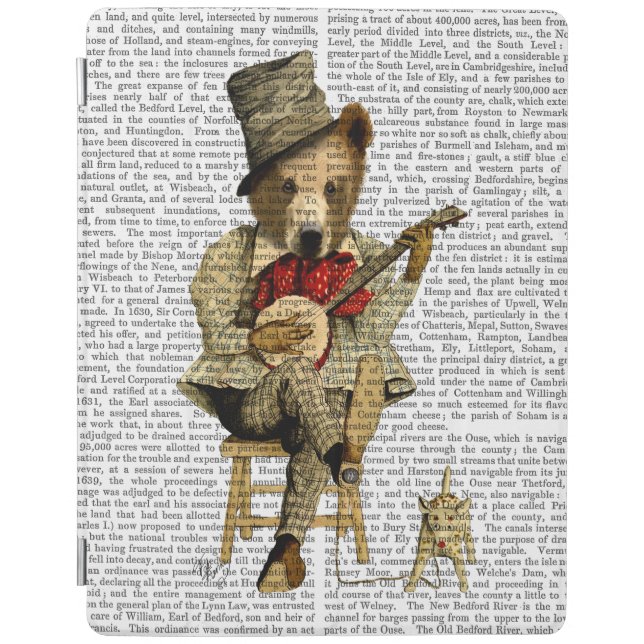 Banjo Bear iPad Air Cover (Front)