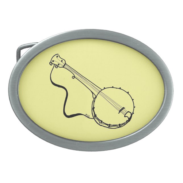 Banjo Belt Buckle (Front)