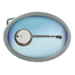 BANJO-BELT BUCKLE OVAL BELT BUCKLE