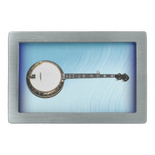BANJO-BELT BUCKLE RECTANGULAR BELT BUCKLE