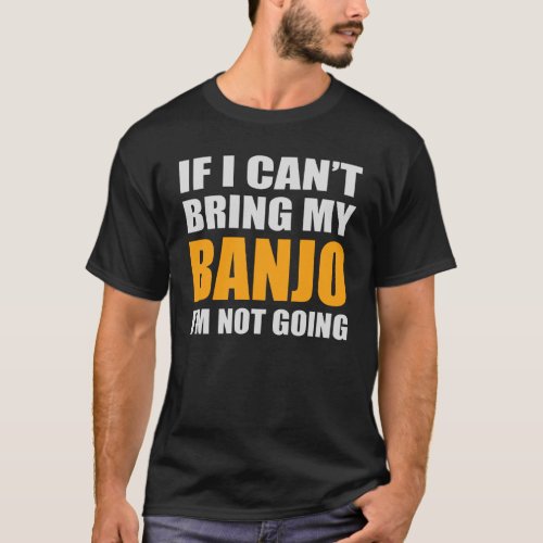  Banjo Bluegrass Music Traditional Musician Funny T_Shirt