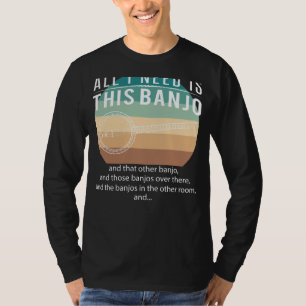 Banjo Bonanza: Embrace the Banjo Fever with this H T-Shirt