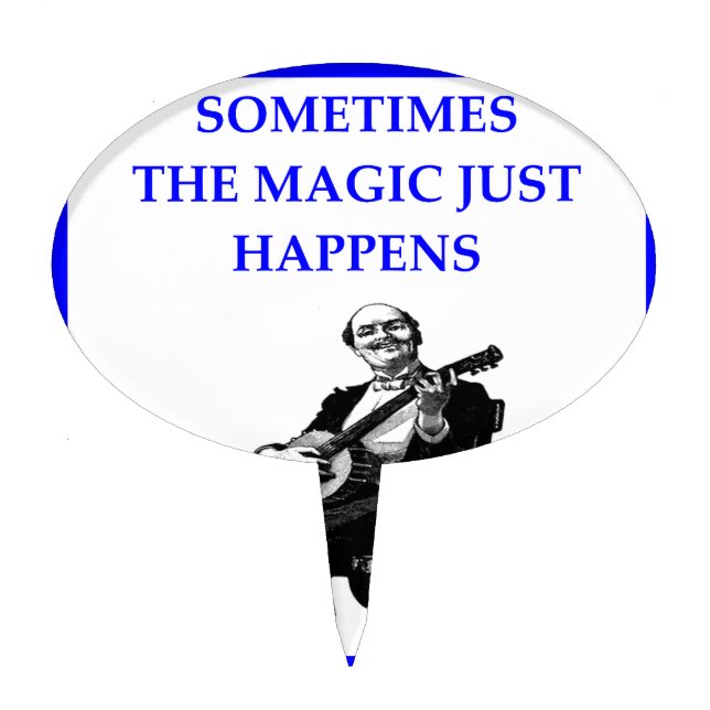 banjo cake topper (Front)