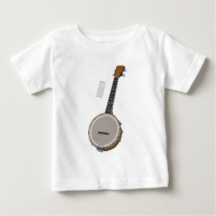 Banjo cartoon illustration  baby T-Shirt