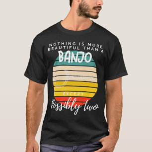 Banjo Charm: Embrace Double Beauty in this Funny T T-Shirt