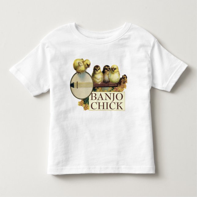 Banjo Chick Toddler light short sleeve T-Shirt (Front)
