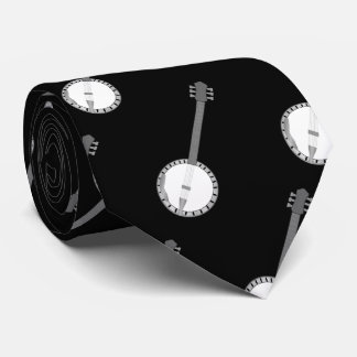 Banjo Design Neck Tie