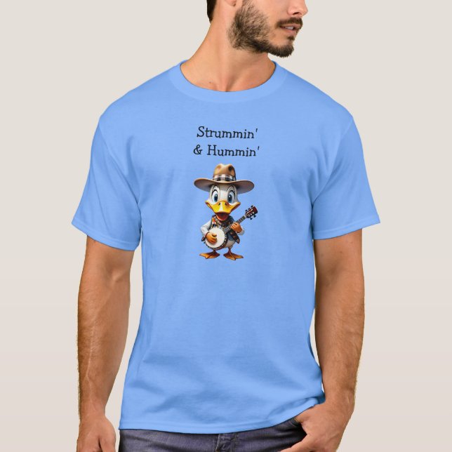 Banjo Duck  T-Shirt (Front)