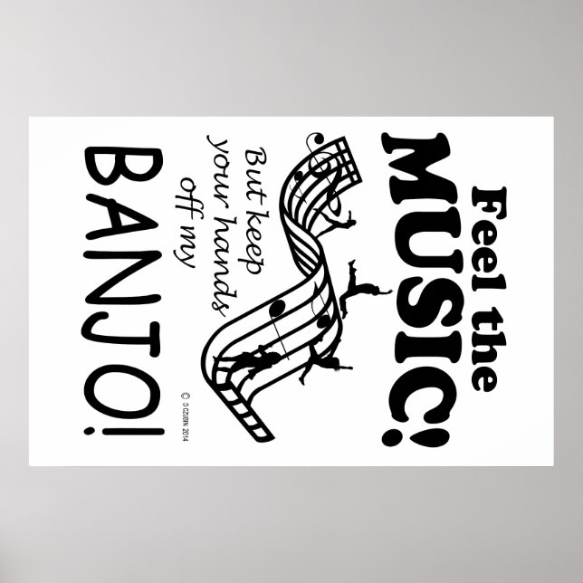 Banjo Feel The Music Poster (Front)