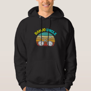 Banjo For Uncle Retro Vintage Music Men Hoodie