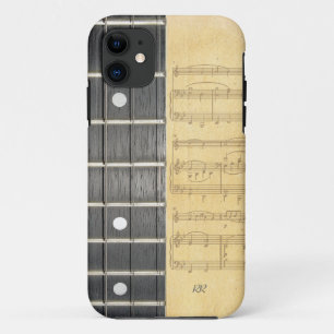 Banjo Fretboard Sheet Music iPhone 5 Case