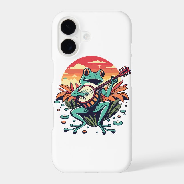Banjo Frog Iphone Case (Back)