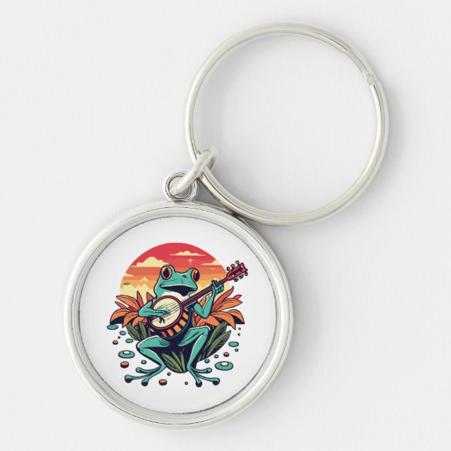 Banjo Frog Keychain (Front)