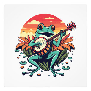 Banjo Frog Photo Print