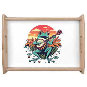 Banjo Frog Serving Tray