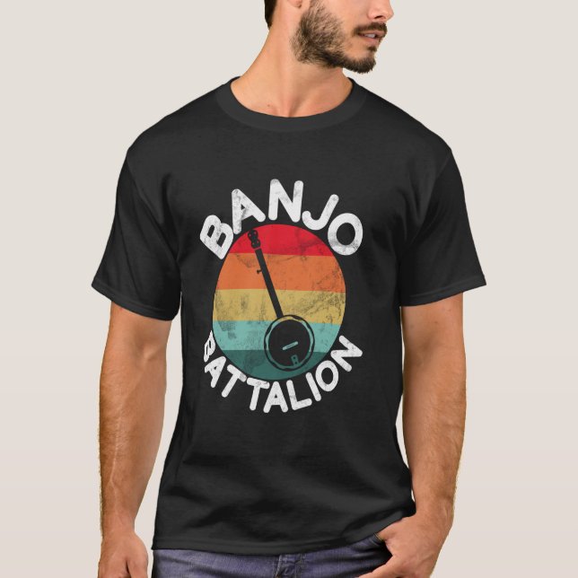 Banjo Instrument Funny Player Quote Band T-Shirt (Front)