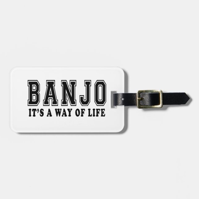 Banjo It's way of life Luggage Tag (Front Horizontal)