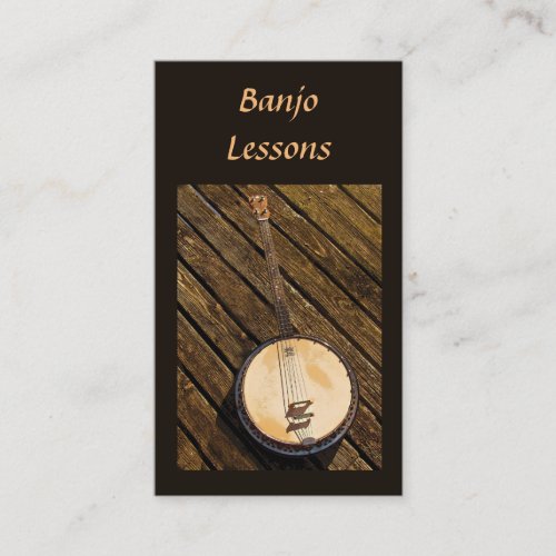 Banjo Lessons Business Card