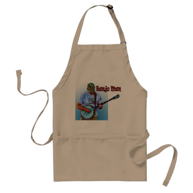 BANJO MAN ADULT APRON (Front)