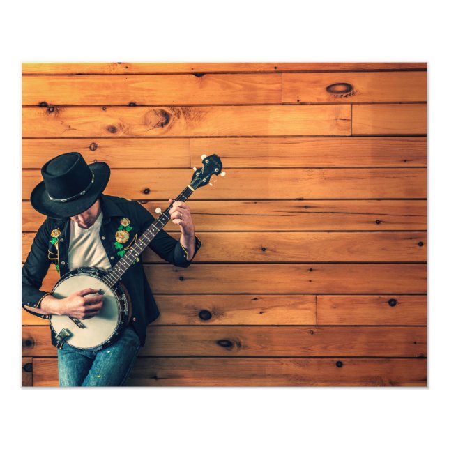 Banjo Man Photo Print (Front)